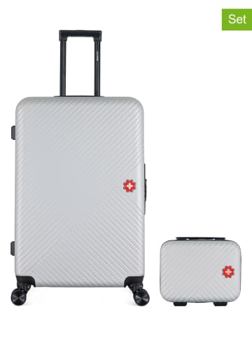 SWISS KOPPER 2-częściowy zestaw "Spiez" w kolorze szarym