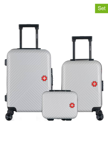 SWISS KOPPER 3-częściowy zestaw "Spiez" w kolorze szarym