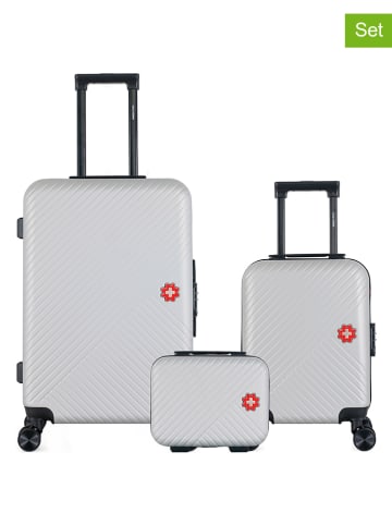 SWISS KOPPER 3-częściowy zestaw "Spiez" w kolorze szarym