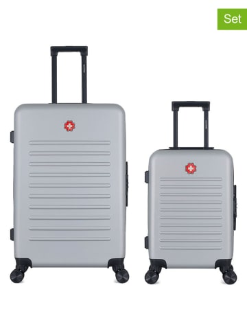 SWISS KOPPER 2-częściowy zestaw "Wil" w kolorze szarym