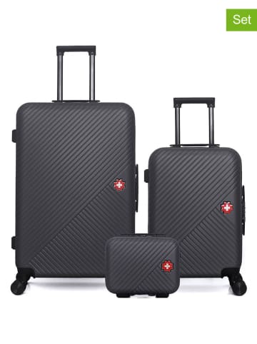 SWISS KOPPER 3-częściowy zestaw "Spiez" w kolorze czarnym