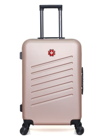 SWISS KOPPER Hardcase-trolley "Zurich" roségoudkleurig - (B)41 x (H)65 x (D)26 cm