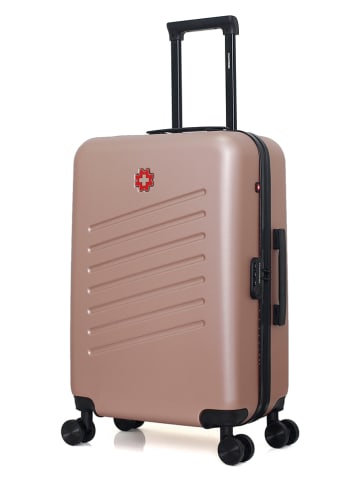 SWISS KOPPER Hardcase-trolley "Zurich" roségoudkleurig - (B)41 x (H)65 x (D)26 cm