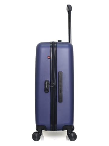 SWISS KOPPER Hardcase-trolley "Zurich" donkerblauw - (B)41 x (H)65 x (D)26 cm