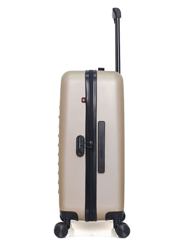 SWISS KOPPER Hardcase-trolley "Wil" beige - (B)41 x (H)65 x (D)26 cm