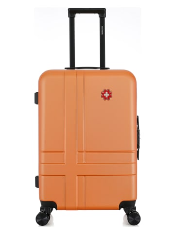 SWISS KOPPER Hardcase-trolley "Uster" oranje - (B)41 x (H)65 x (D)26 cm