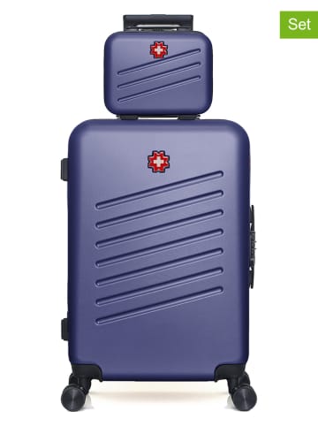 SWISS KOPPER 2-częściowy zestaw "Zurich" w kolorze granatowym