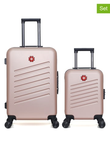 SWISS KOPPER 2-częściowy zestaw "Zurich" w kolorze beżowym