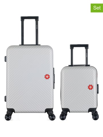 SWISS KOPPER 2-częściowy zestaw "Spiez" w kolorze szarym