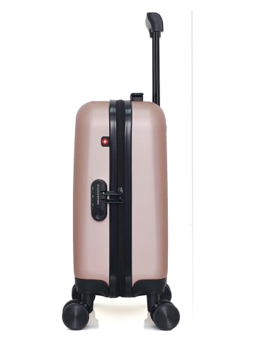 SWISS KOPPER Hardcase-trolley "Zurich" roségoudkleurig - (B)32 x (H)42 x (D)20 cm