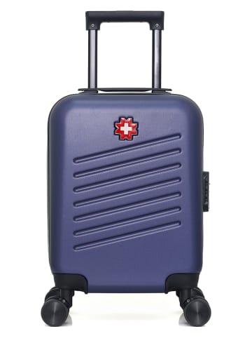 SWISS KOPPER Hardcase-trolley "Zurich" donkerblauw - (B)32 x (H)42 x (D)20 cm