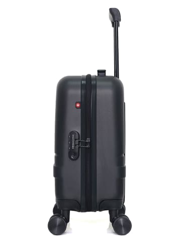 SWISS KOPPER Hardcase-trolley "Uster" zwart - (B)32 x (H)42 x (D)20 cm