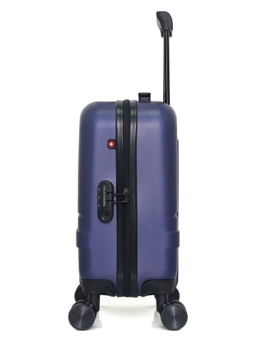 SWISS KOPPER Hardcase-trolley "Uster" donkerblauw - (B)32 x (H)42 x (D)20 cm