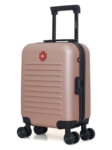 SWISS KOPPER Hardcase-trolley "Wil" roségoudkleurig - (B)32 x (H)42 x (D)20 cm