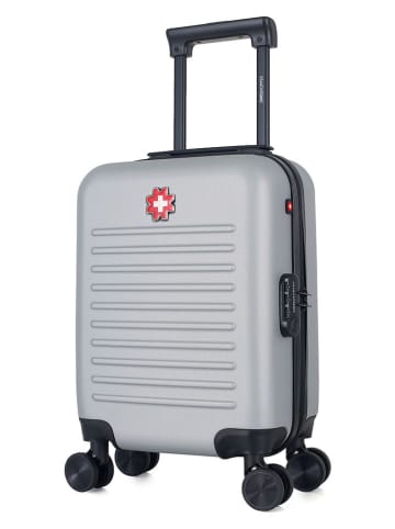 SWISS KOPPER Walizka "Wil" w kolorze szarym - 32 x 46 x 20 cm