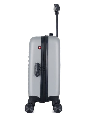 SWISS KOPPER Hardcase-trolley "Wil" grijs - (B)32 x (H)46 x (D)20 cm