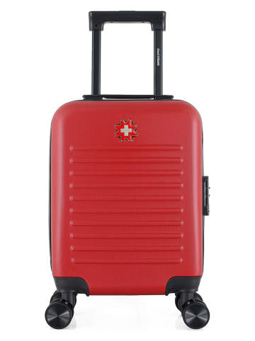 SWISS KOPPER Hardcase-trolley "Wil" rood - (B)32 x (H)46 x (D)20 cm