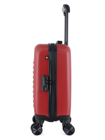 SWISS KOPPER Walizka "Wil" w kolorze czerwonym - 32 x 46 x 20 cm