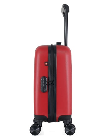 SWISS KOPPER Walizka "Ruti" w kolorze czerwonym - 32 x 42 x 20 cm