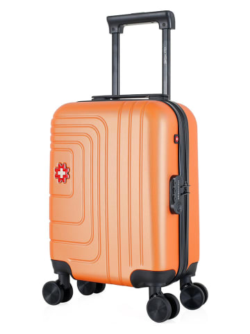 SWISS KOPPER Hardcase-trolley "Ruti" oranje - (B)32 x (H)42 x (D)20 cm