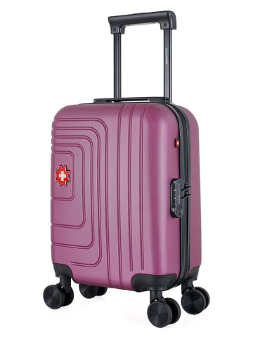 SWISS KOPPER Hardcase-trolley "Ruti" paars - (B)32 x (H)42 x (D)20 cm