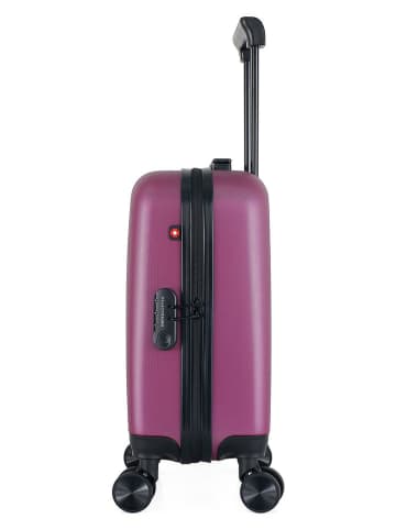 SWISS KOPPER Hardcase-Trolley "Ruti" in Lila - (B)32 x (H)42 x (T)20 cm
