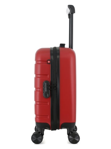 SWISS KOPPER Hardcase-trolley "Aigle" rood - (B)32 x (H)46 x (D)20 cm