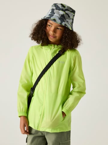 Regatta Kurtka przeciwdeszczowa "Pack It III" w kolorze zielonym