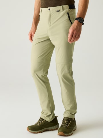 Regatta Zipp-Off-Funktionshose "Travel Light" in Grün