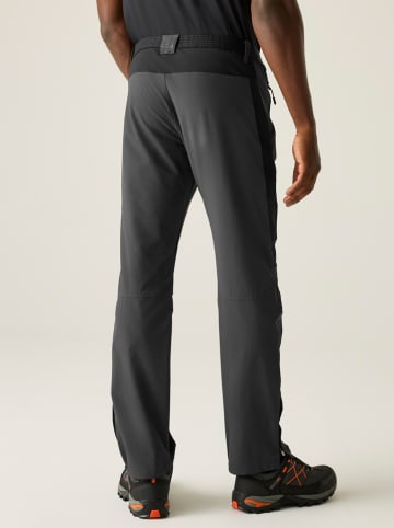 Regatta Spodnie trekkingowe "Mountain" w kolorze antracytowym