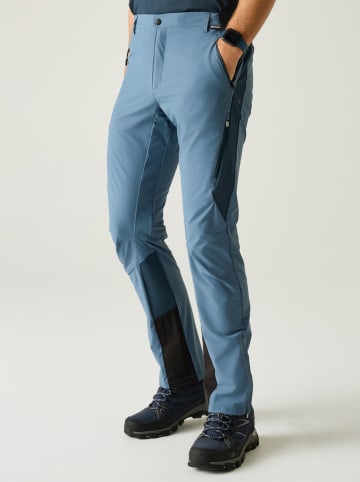 Regatta Spodnie trekkingowe "Mountain" w kolorze błękitnym