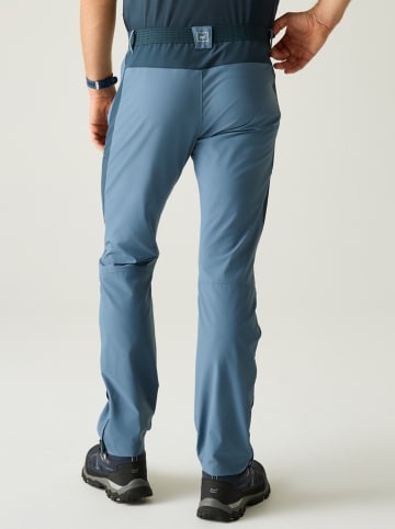 Regatta Spodnie trekkingowe "Mountain" w kolorze błękitnym