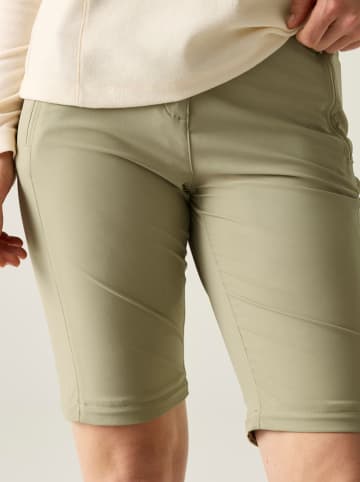 Regatta Spodnie funkcyjne Zipp-Off "Travel Light II" w kolorze khaki