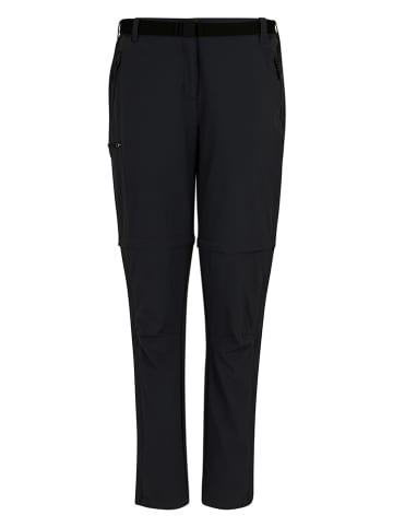 Regatta Spodnie trekkingowe Zipp-Off "Xert Stretch" w kolorze czarnym