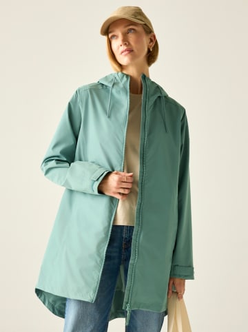 Regatta Kurtka przeciwdeszczowa "Brianka" w kolorze turkusowym