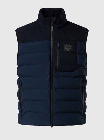 North Sails Steppweste in Dunkelblau/ Anthrazit