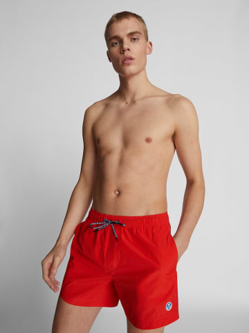 North Sails Badeshorts in Rot