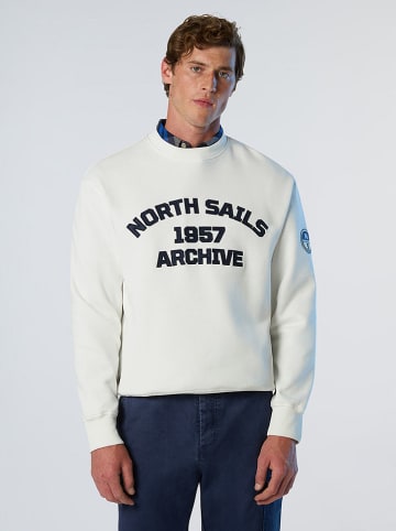 North Sails Sweatshirt in Weiß
