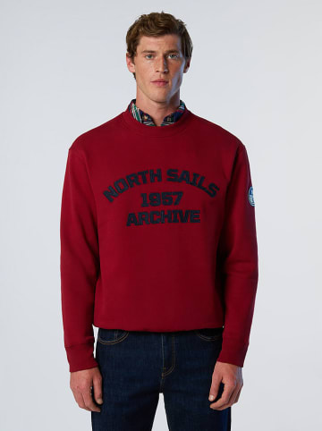 North Sails Sweatshirt in Rot