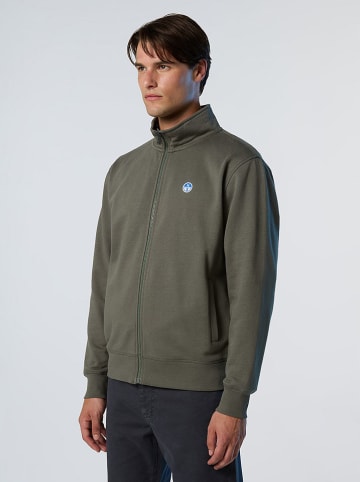 North Sails Sweatjacke in Khaki