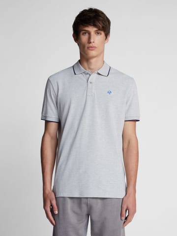 North Sails Poloshirt in Hellgrau