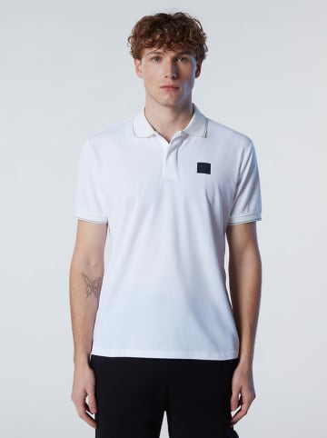 North Sails Poloshirt in Weiß