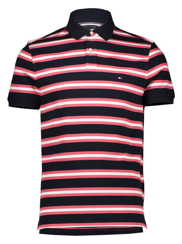 Tommy Hilfiger Poloshirt in Schwarz/ Pink