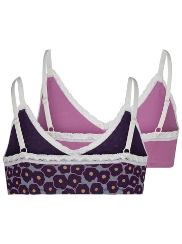 Skiny 2er-Set: Bustiers in Lila/ Rosa