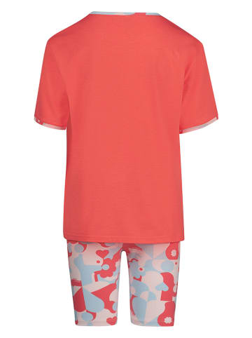 Skiny Pyjama in Rot/ Hellblau