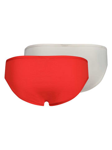 Skiny 2er-Set: Slips in Creme/ Rot