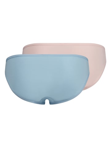 Skiny 2er-Set: Slips in Rosa/ Hellblau