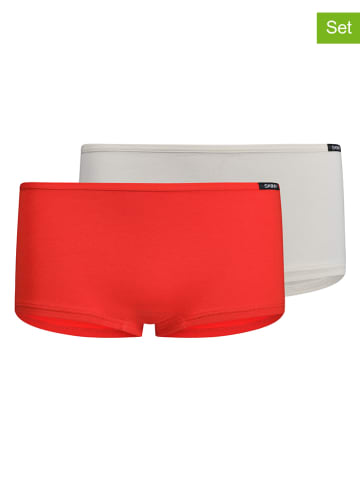 Skiny 2er-Set: Pantys in Creme/ Rot