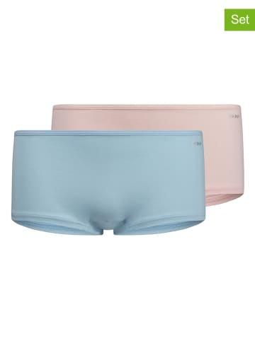 Skiny 2er-Set: Pantys in Rosa/ Hellblau