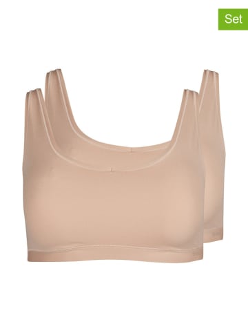 Skiny 2er-Set: Bustiers in Beige